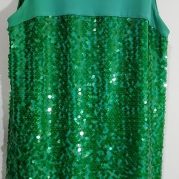 Ecla Dress Green Sequins - Picture 3 of 10
